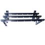 Wgwioo Clothes Drying Rack, Retractable Folding Wall Mount Clothes Hanger, for Outdoor and Indoor,Black,100×41Cm