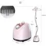 HWZXBCC 1800W,Hanging Ironing Machine, Portable Vertical Mini Electric Clothes Steamer Hand-Held Steam Iron Wrinkles Remover Travel Home Office Fast Heat-Up,Pink