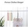 10pcs Random Color Space Saver Saving Wonder Metal Magic Hanger Clothes Closet Organize Hook Decoration