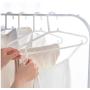 10pcs Random Color 38cm Adult Plastic Hangers for Clothes Non-Slip Hanger