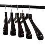Walnut Finish Deluxe Coat Hanger (Set of 50) Walnut Finish Deluxe Coat Hanger (Set of 50)
