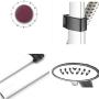 HWZXBCC Steam Iron 1800W Super Large Steam Ironing Household Hand-held Hanging Ironing Machine with Ironing Board 1.7L Large Water Tank