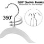 Saturnpower Suit Hangers Ultra Thin Velvet Coat Hangers Non Slip Flocked Clothes Hanger for Home Shirt Hanger with 360°Swivel Hook (100)