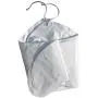 Coralpearl Inflatable Hanger Travel X 4, White Round Shoulder, Portable Folding Clothes Drying Rack in Metal Hook,Space Saving Coat Storage Set Non Slip Foldable for Home Car Camping Indoor Outdoor