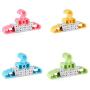 10pcs Random Color Childrens Bow Hanger Home Baby Clothes Hanger