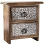 Artesia Wooden Handcrafted Floral Design Jewelry Boxes Organizer with Drawers