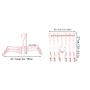 HJYPYJ Magic Hanger,Portable PP Folding Hanger,with Clip Space-Saving Organizer Hangers, Windproof/Random Color / 3 pcs