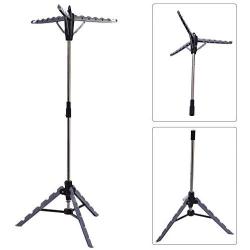 pittayadomeshop Drying Racks Clothes Hanger Portable Multifunctional Retractable Laundry Racks Tripod