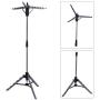 pittayadomeshop Drying Racks Clothes Hanger Portable Multifunctional Retractable Laundry Racks Tripod