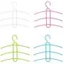 Multifunctional Clothes Hanger Creative Fishbone 3 Layer Anti-Skid Plastic Clothes Rack Wardrobe Clothes Hanger 10pcs Random Color Multifunctional Clothes Hanger Creative Fishbone 3 Layer Anti-Skid Plastic Clothes Rack Wardrobe Clothes Hanger 10pcs Random Color