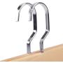 KYCPTNFJ Wooden Storage Rack for Scarf Hanger Tie Belt Closet Organizer with 5 Loops Home Clothes Holder Racks