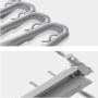 Boilly Pants Hangers Trousers Hangers Stainless Steel Clothes Hangers Closet Space Saving for Pants Jeans Scarf Hanging