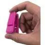 JumpyFire Velvet Hangers Clips, 20 PCS Plastic Clothes Hangers Clips, Baby Hanger Clips for Coat Hanger Pants Hangers, Pink