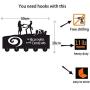 The Nightmare Before Christmas Key Hooks Wall Hooks Heavy Duty 11LB(Max) Wall Décor Wood Coat Hooks Key Holder Key Hanger for Wall Entryway and Kitchen N2