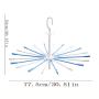 HJYPYJ Magic Hanger,Household Windproof PP Folding Hanger,Space-Saving Organizer Hangers,for Balcony,Wardrobe Windproof/A / 7 pcs