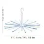 HJYPYJ Magic Hanger,Household Windproof PP Folding Hanger,Space-Saving Organizer Hangers,for Balcony,Wardrobe Windproof/A / 7 pcs HJYPYJ Magic Hanger,Household Windproof PP Folding Hanger,Space-Saving Organizer Hangers,for Balcony,Wardrobe Windproof/A / 7 pcs