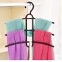 5pcs Random Color Multifunctional Creative Fishbone Anti-Skid Multi Layers Clothes Hanger Decoration