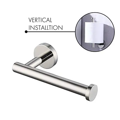 KES SUS 304 Stainless Steel Toilet Paper Holder Storage Rustproof Bathroom Paper Towel Dispenser Tissue Roll Hanger Contemporary Style Wall Mount, Polished Finish, A2175S12