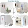 IEOKE Over The Door Hooks, Metal Twin Hook Organizer Rack Door Hangers Cubical Hook for Hanging Bags Backpack Hats Closet Coats Clothing Bathroom Towels (Silver)