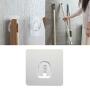 Seamless Adhesive Hooks Anti-skid Hooks Reusable Transparent Hooks Traceless Wall Hanging Hooks for Kitchen & Bathroom Decor 2-10pcs (D-8Pcs)