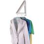 GGYDD Folding Clothes Hanger Wall Mounted, Retractable Clothes Rack Aluminum Coat Rack Stand Easy Installation for Clothes Scarves-a Diameter:40cm(16inch)
