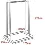 2pcs Iron Clothes Hanger Holder Space Saving Hanger Companion Rack Adult Children Hanger Stand Hanger Organizer for Home Laundry