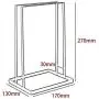2pcs Iron Clothes Hanger Holder Space Saving Hanger Companion Rack Adult Children Hanger Stand Hanger Organizer for Home Laundry