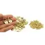 100 Pack Small Triangle Ring Steel Picture Hangers with Screws Picture Frames Picture Hang Solutions, for Hanging Clock Paintings Artwork Picture Frame Hook Photos(Gold) 100 Pack Small Triangle Ring Steel Picture Hangers with Screws Picture Frames Picture Hang Solutions, for Hanging Clock Paintings Artwork Picture Frame Hook Photos(Gold)