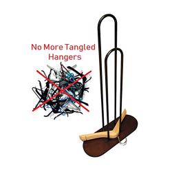 NAHANCO 101M-WD Deluxe Wood Hanger Stackers, Mahogany, Pack of 1