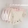 Studyset Cute Kids Clothes Hangers, Multi-Function Nonslip Cartoon Wings Shape Clothes Hanger for Kids Small (10 Packs) Pink