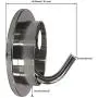 Bathroom Hook Stain Steel Hook for Coat Rope Clothes Single Towel Hook Foldable Hook (Mirror Polished) Bathroom Hook Stain Steel Hook for Coat Rope Clothes Single Towel Hook Foldable Hook (Mirror Polished)
