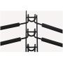 DNJKSA Hotel Anti Slip Wardrobe Organizer Storage Racks Space Saving Fishbone Type Clothes Hangers Hook Home Multi Layers Towel Trouser