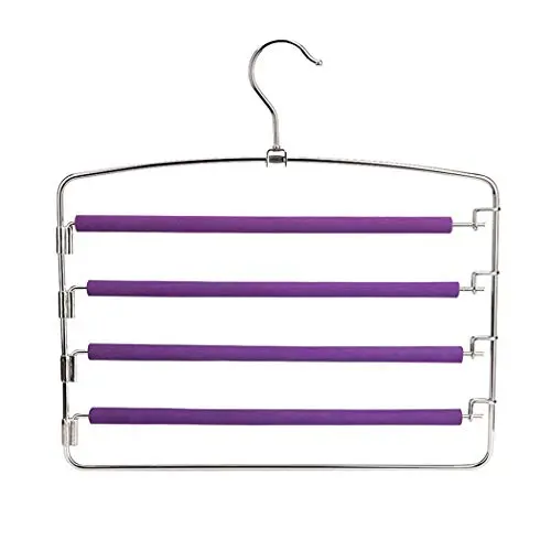 UpBeauty Pants Hanger Non Slip Multi Layers Clothes Trousers Towels Hanging Rack Pants Hangers