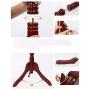 WZP Household Coat Rack Creative European-Style Floor Solid Wood Indoor Simple Hanger Simple Clothes Storage Rack Bedroom