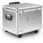 Vaultz Locking Mobile File Chest, Letter/Legal Size, Silver Treadplate (VZ00712) Vaultz Locking Mobile File Chest, Letter/Legal Size, Silver Treadplate (VZ00712)