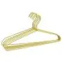 10pcs Random Color Fancy Golden Blue Aluminum Alloy Hanger for Clothes,Strong Metal Shirts Dress Hanger