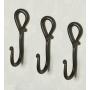 RTZEN Decorative Wall Hooks, 3 Handmade Wrought Iron Stylish Hangers for Coat, Hat, Jacket, Robe, Bath Towel | Mug Hooks | Black Rod Forged Scroll Hangers | Handcrafted Décor | Hang-All Easy Mount RTZEN Decorative Wall Hooks, 3 Handmade Wrought Iron Stylish Hangers for Coat, Hat, Jacket, Robe, Bath Towel | Mug Hooks | Black Rod Forged Scroll Hangers | Handcrafted Décor | Hang-All Easy Mount