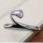 KFZ Hat and Coat Hook,Clothes Hook,Bath Towel Hook,HAO-SPN0001 Zinc Alloy Hanger (1 Pack, SPN0001-Bright Chrome) KFZ Hat and Coat Hook,Clothes Hook,Bath Towel Hook,HAO-SPN0001 Zinc Alloy Hanger (1 Pack, SPN0001-Bright Chrome)
