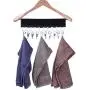 LEVOSHUA Towel Bar Hanger, 10 Towel Clip Holder, Towel Rack Towel Storage Organizer for Closet - Change Your Clothes Hanger to A Towel Hanger LEVOSHUA Towel Bar Hanger, 10 Towel Clip Holder, Towel Rack Towel Storage Organizer for Closet - Change Your Clothes Hanger to A Towel Hanger