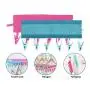 HJYPYJ Magic Hanger,Portable Cloth Folding Hanger,with Clip Space-Saving Organizer Hanger Strong Clamping Force/Black / 34x10cm