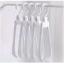 10pcs Creativity Magic Clothes Hanger Stand Broad Shoulders Plastic Fold 10pcs Creativity Magic Clothes Hanger Stand Broad Shoulders Plastic Fold