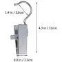 Coideal Heavy-Duty Hanger Clips Hooks, 8 Pack Portable Boot Organizer Pant Towel Holder Stainless Steel Laundry Hook Hanging Clothes Pins for Travel,Closet,Clothing (Silver) Coideal Heavy-Duty Hanger Clips Hooks, 8 Pack Portable Boot Organizer Pant Towel Holder Stainless Steel Laundry Hook Hanging Clothes Pins for Travel,Closet,Clothing (Silver)