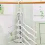 WINOMO Rotary Folding Clothes Hanger Foldable Hangers Hook Anti-Skid Drying Racks
