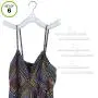 Evelots Hanger-Bendable Foam-Non Slip-Spaghetti Strap/Tank/Sweater/Dress-Set/6 Evelots Hanger-Bendable Foam-Non Slip-Spaghetti Strap/Tank/Sweater/Dress-Set/6