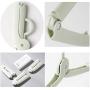 Travel Clothes Hangers - 5Pcs Anti-Slip Grooves Mini Foldable Clothes Drying Rack for Home Camping Indoor Outdoor Skirt Scarves Suits Trousers Pants Shirts Hanger Portable Windproof Easy to Carry