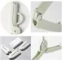 Travel Clothes Hangers - 5Pcs Anti-Slip Grooves Mini Foldable Clothes Drying Rack for Home Camping Indoor Outdoor Skirt Scarves Suits Trousers Pants Shirts Hanger Portable Windproof Easy to Carry
