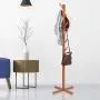 Jeffergarden Wooden Tree Coat Rack 8 Hooks Clothes Rack Stand for Coats Hats Scarves Bag Hallway Entryway Coat Hanger Stand for Clothes, Suits, Accessories(2#) Jeffergarden Wooden Tree Coat Rack 8 Hooks Clothes Rack Stand for Coats Hats Scarves Bag Hallway Entryway Coat Hanger Stand for Clothes, Suits, Accessories(2#)