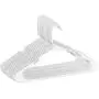 ZOYER Premium Plastic Hangers (20 Pack)- Durable & Strong Standard Hangers for Clothes - White ZOYER Premium Plastic Hangers (20 Pack)- Durable & Strong Standard Hangers for Clothes - White