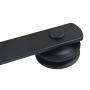 SMARTSTANDARD Hangers Sliding Barn Door Hardware Rollers 2Pcs (Black) (I Shape)