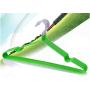 10pcs Coat Clothes Hanger Organizer Hook Hangers for Clothing Laundry Drying Rack Clotheshorse Luggage Carrier Metal Random Color